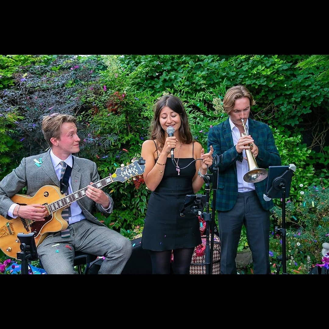 Throwback to a @mutedaffair gig in the brief hiatus between lockdowns.

Incidently, this is also a throwback to when I had the same haircut as a newly washed Bernese mountain dog. 

Good to know we will be doing this again soon when our Gig number re