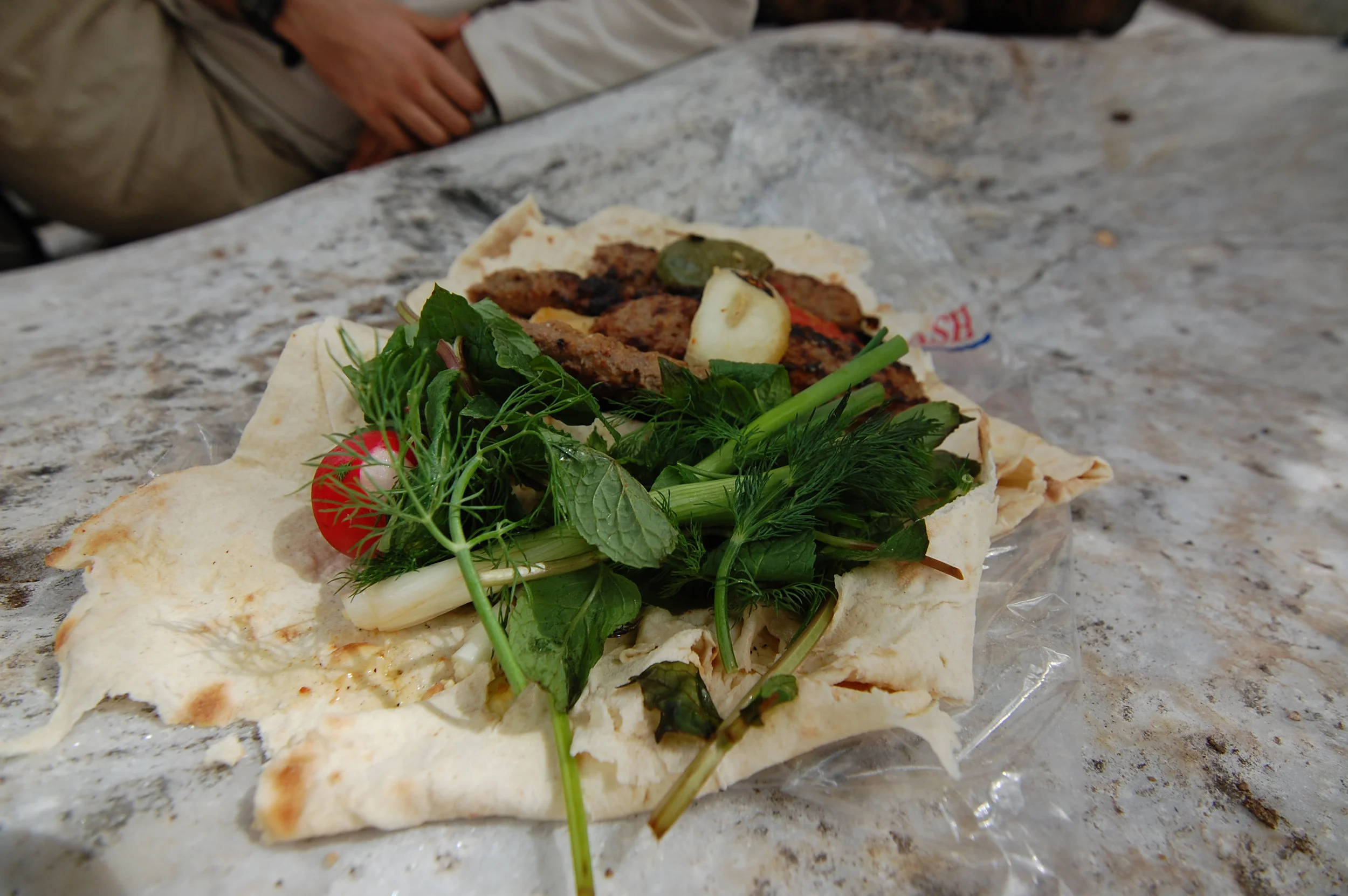 hiker's lunch