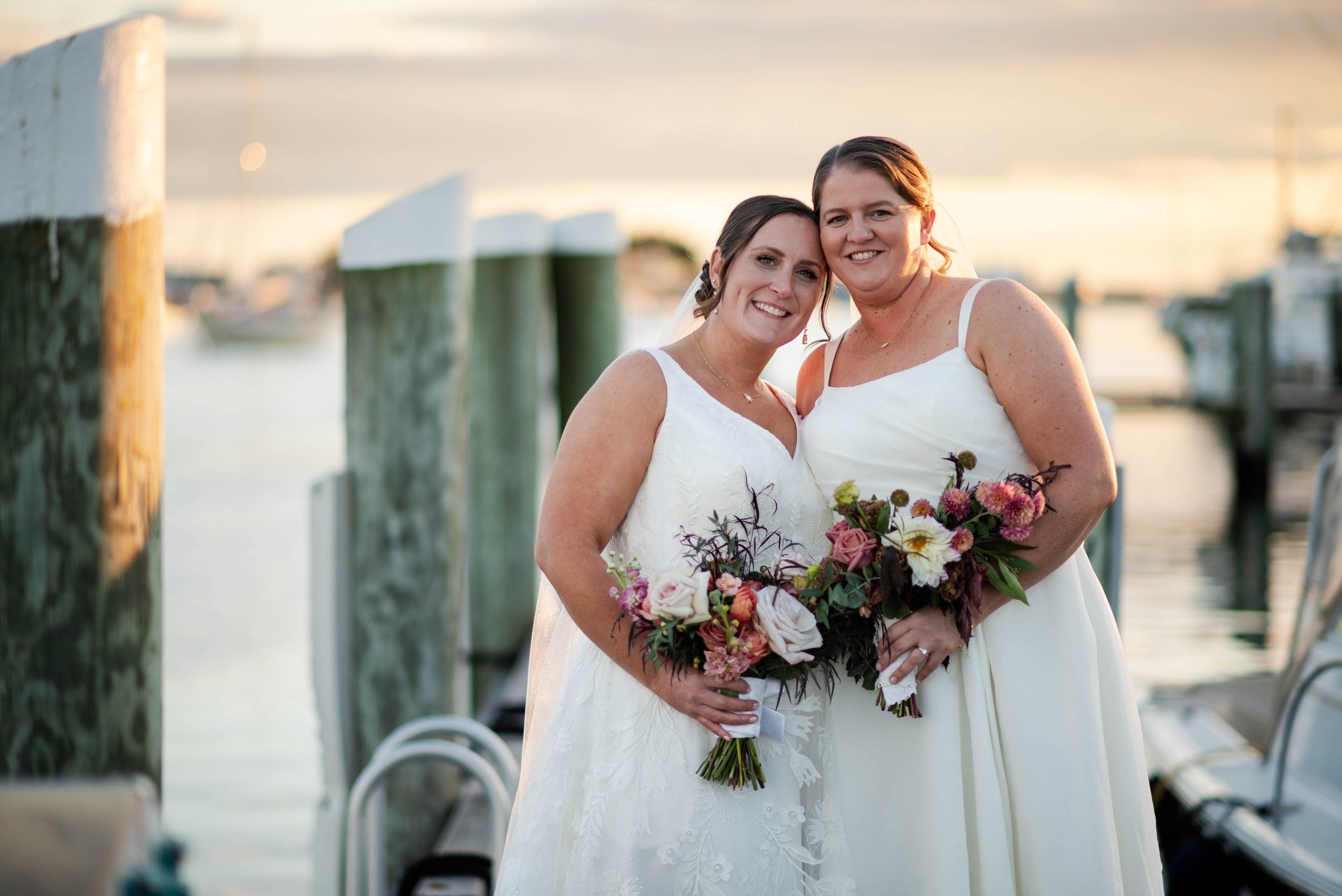 Just sent over Katherine and Deanna's sneak peek! Their Cape Cod wedding this past weekend took place on the most gorgeous fall day. The sun was warm, the air was crisp, and the views were pristine. The celebrations were made even more special with s