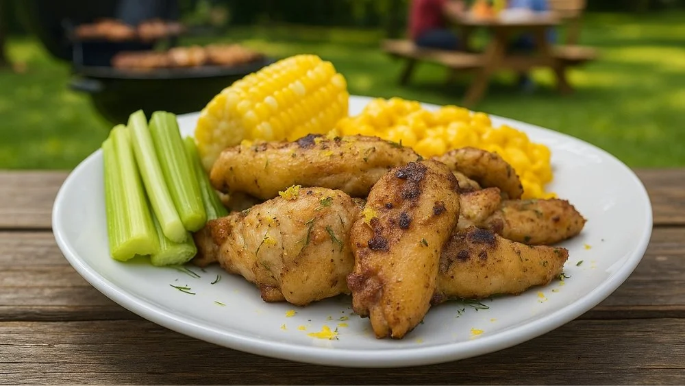 Backyard BBQ Lemon Pepper Wings