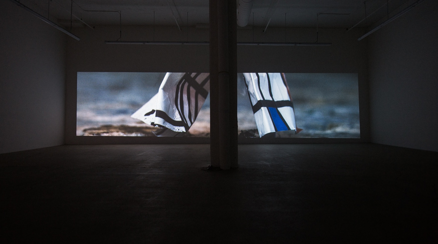 LA VIE ABSTRAITE II : ESPACE DU SILENCE 2016, 4 PROJECTIONS VIDEOS SYNCHRONISÉES 4K, SON , 30 min