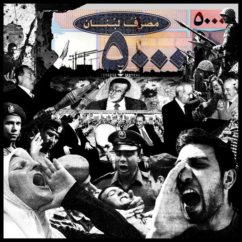 5000ll A: Tutelage: 1993 The post war period was marked by the treaty of Brotherhood, Cooperation and Coordination signed between Lebanon and Syria highlighting the unity of destiny between both countries. However Syria did not observe even the outward forms of a sovereign Lebanon turning its foreign policy into an integral extension of its own. Most of the political class was then subjugated in the acceptance of the new role Syria was playing in Lebanon. The leaders of the Maronite community who did not agree on that Pax Syriana were killed, jailed, or forced into exile. In addition to the Syrian military presence across the country, the joint Syrian Lebanese security apparatus would keep a strong grip over the political, social and cultural life of the country, using methods of repression and control already tried and tested in Syria. On two instances the Syrians would have the constitution amended in order to renew the terms of Maronite presidents who were favorable to their presence. While the Taef agreements had set a framework for their beginning and complete withdrawal from Lebanon, it became clear that the Syrian regime had no intention of losing its Lebanese card that served them as an indirect front with Israel through its support to Hezbollah. A card that could be essential in potential peace negotiations with Israel in order to retrieve the Golan Heights the territories they had lost to the Israelis in the course of the 6 Days war in 1968.