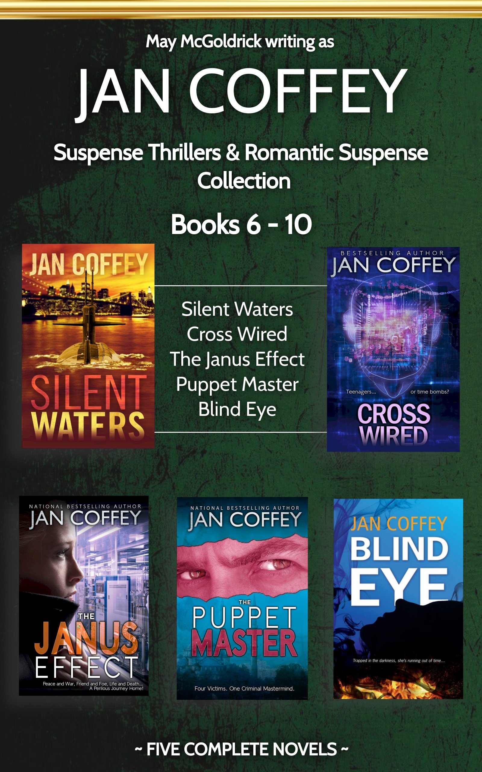 Jan Coffey Suspense Thrillers and Romantic Suspense - Books 6-10 cover.jpeg