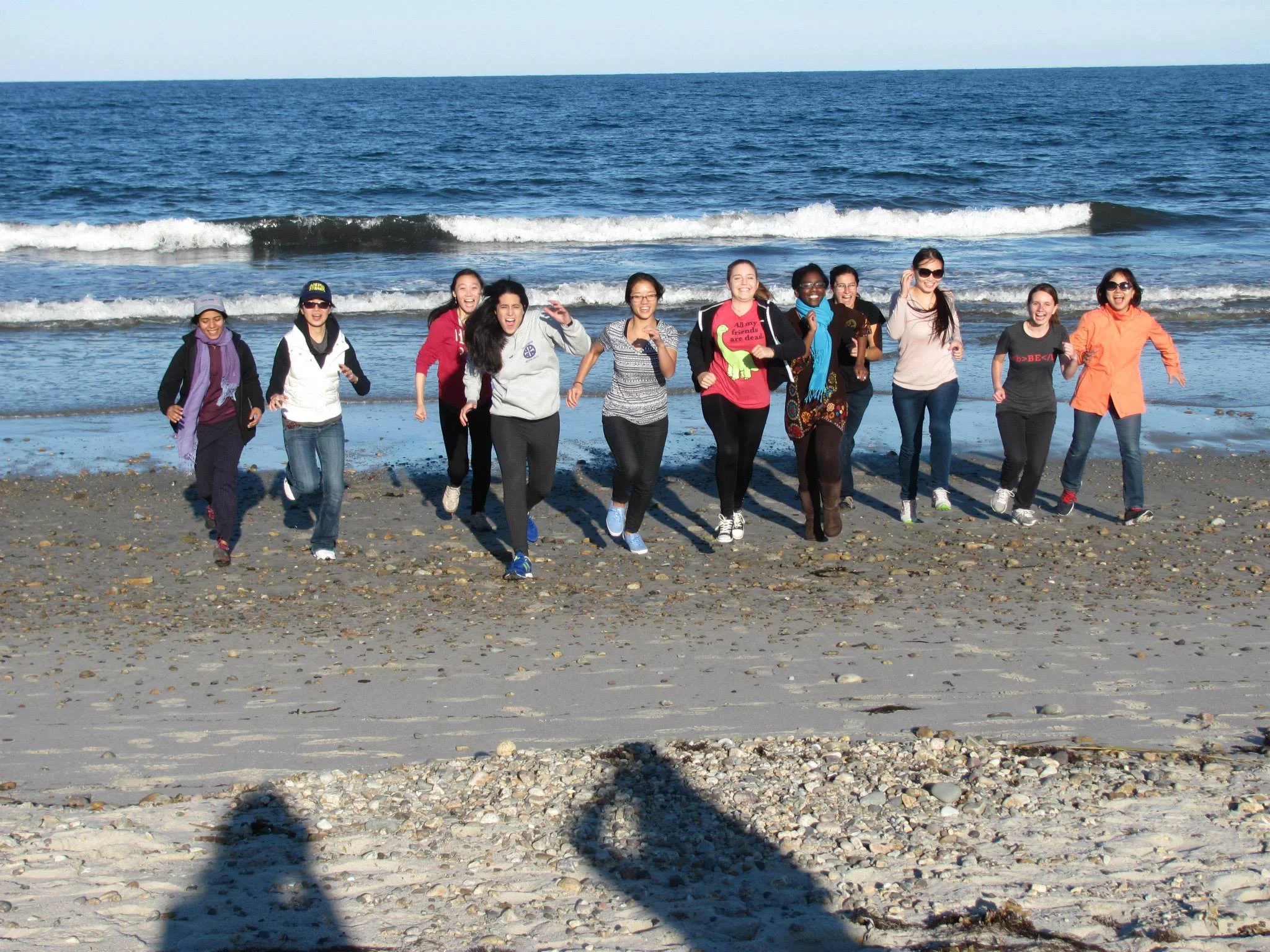 At the beach