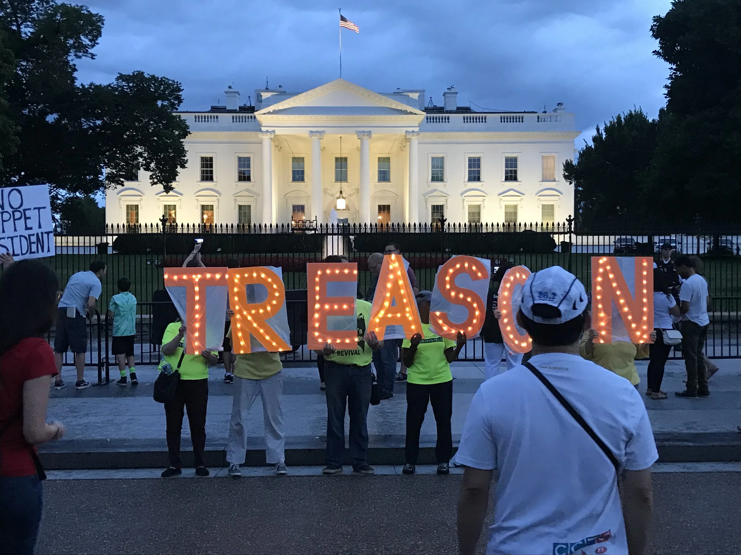 Rally at the White House