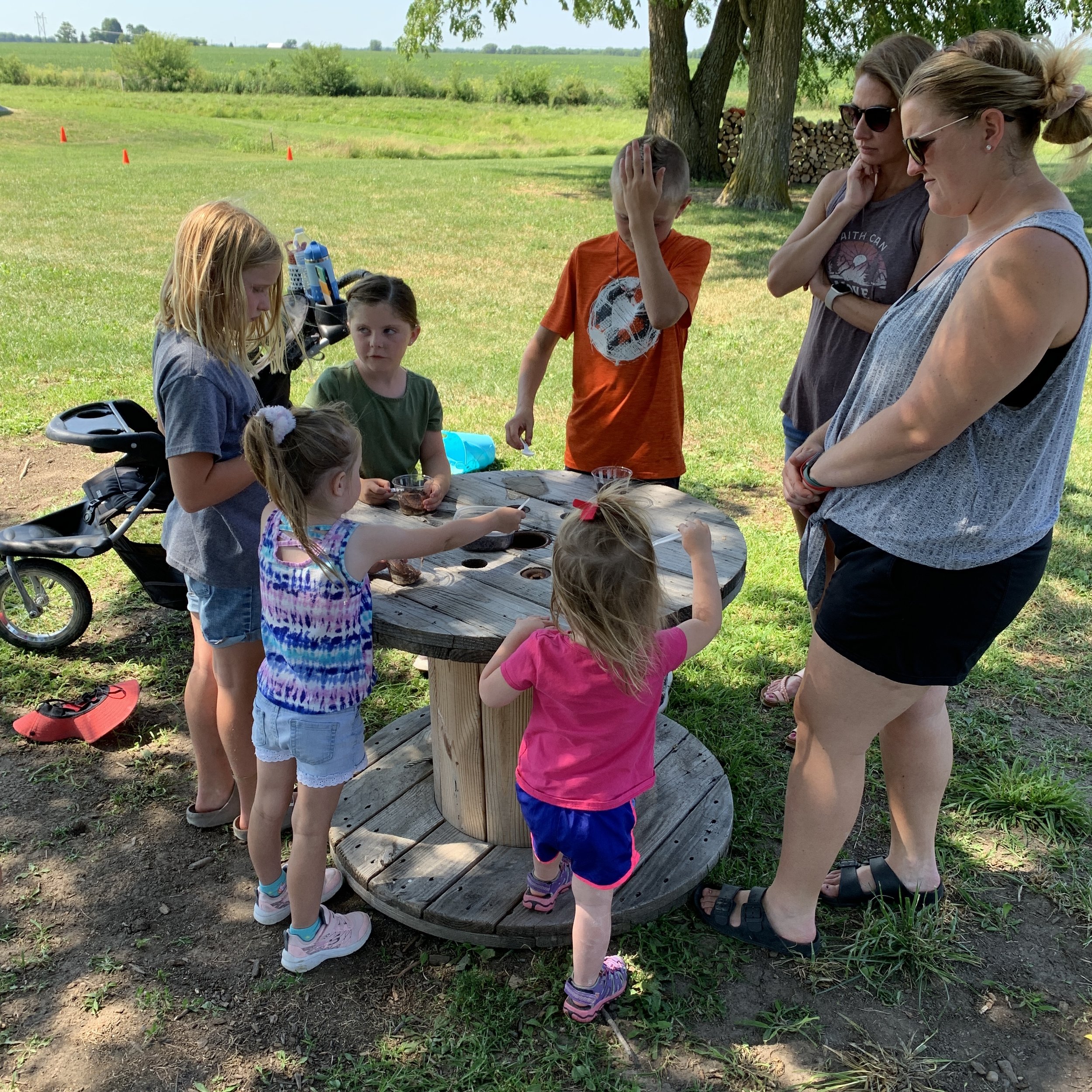  Learning about soil and making an edible model. 