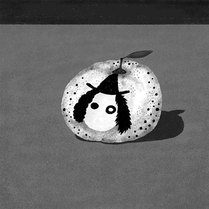 One had a head like a juicy orange… One killed the other and himself. He stripped the skin off his head like he was peeling an orange.