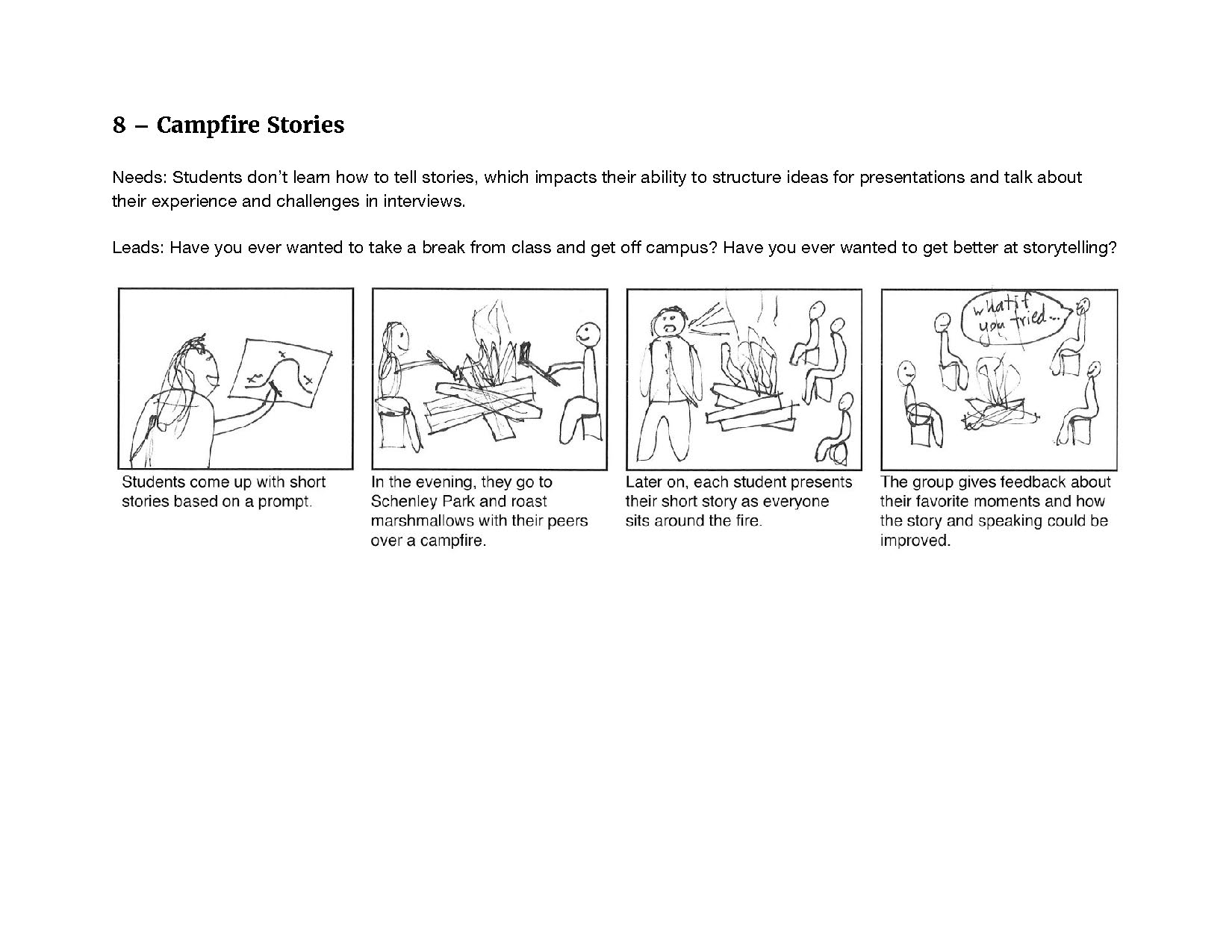  This is a storyboard I worked on. 