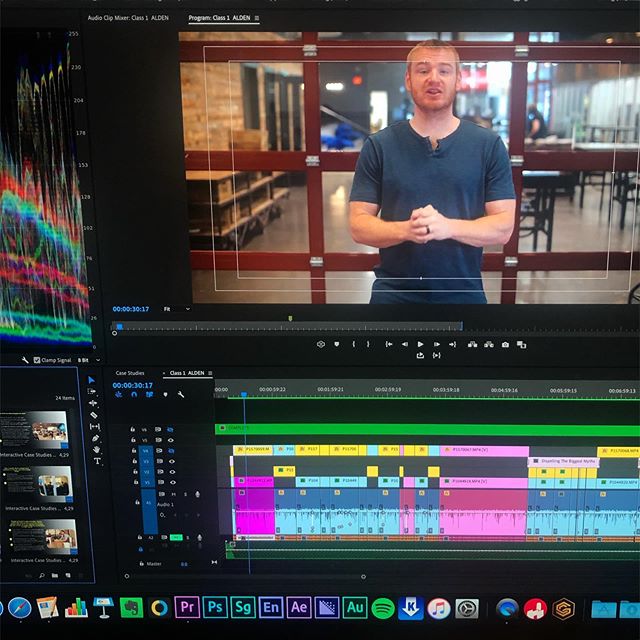 Wrapping up an edit this evening.  What are you up to?
.
.
.
#transformingbrands #timelinetuesday #adobepremierepro #betablox