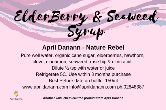 Elder Berry and seaweed syrup label.jpg