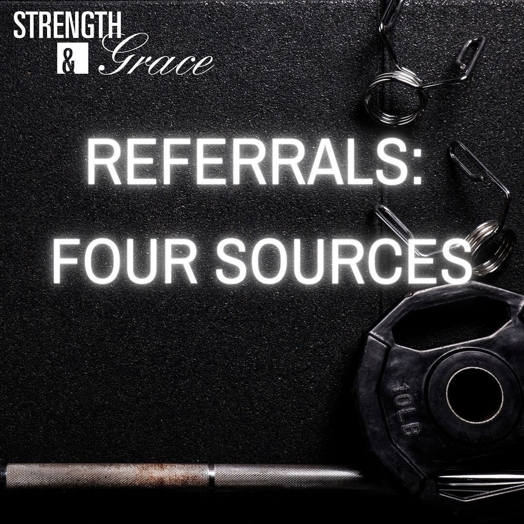 Referrals can make your whole business, if you source them correctly. 

Here are FOUR SOURCES of referrals:

1.) CURRENT/PAST CLIENTS: 
▪ You've been delivering results and building solid relationships, now you need to ask for referrals.  YES ASK 😮,