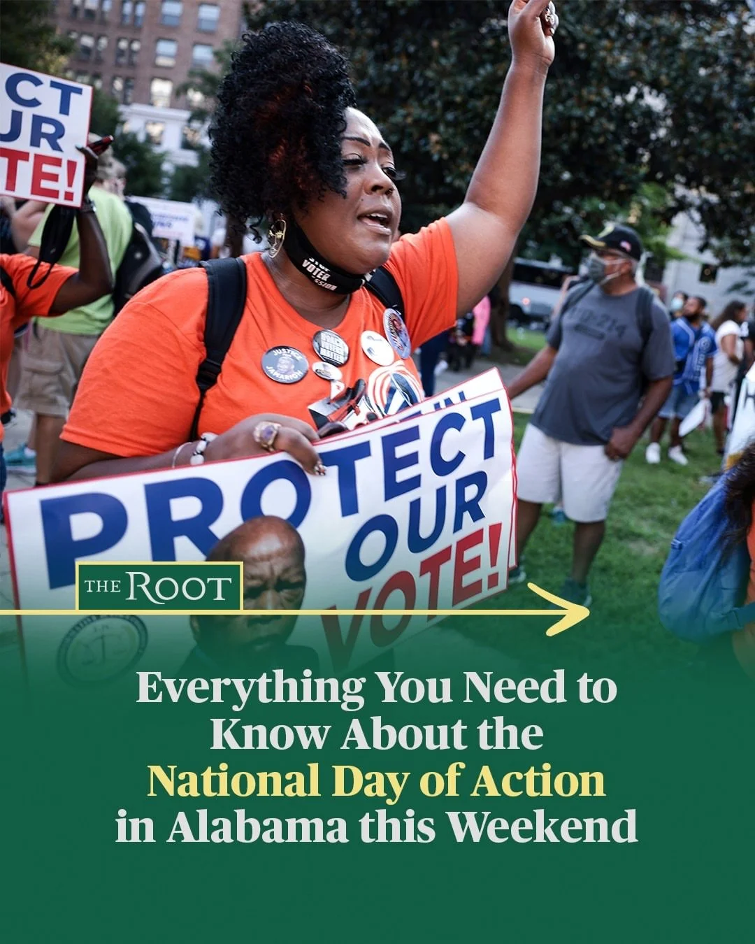Repost from @the.root
&bull;
Tomorrow &mdash; Saturday, May 16 &mdash; is the National Day of Action. With the gutting of the Voting Rights Act looming over states across the South, activists and organizations are coming together for a national rally