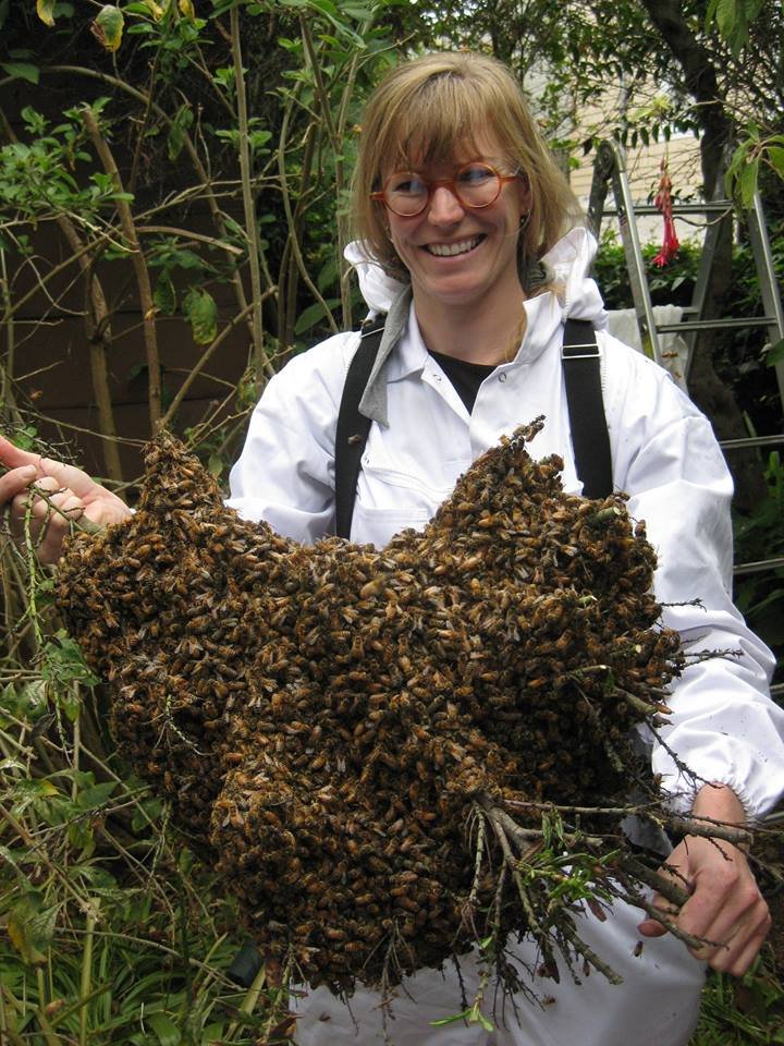 Jennifer Berry, beekeeper