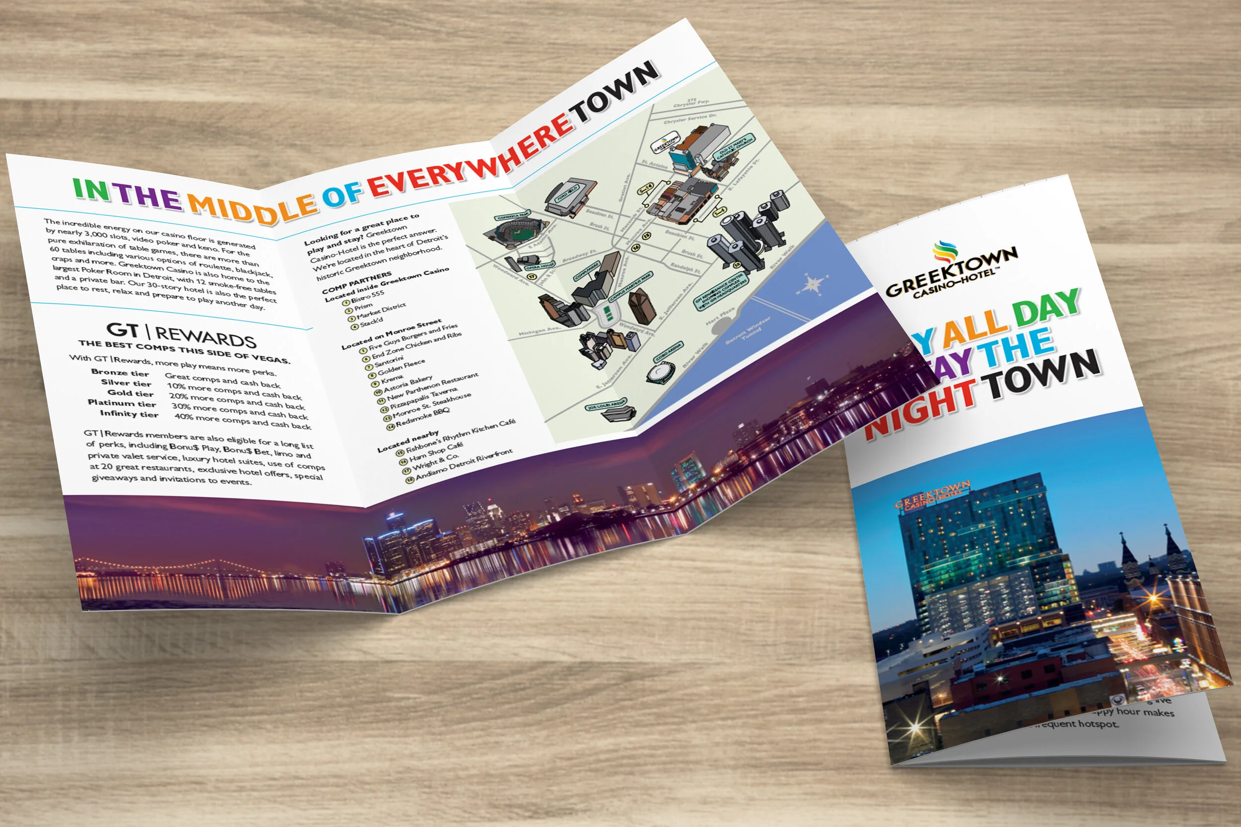 Trifold Brochure Design and Illustration