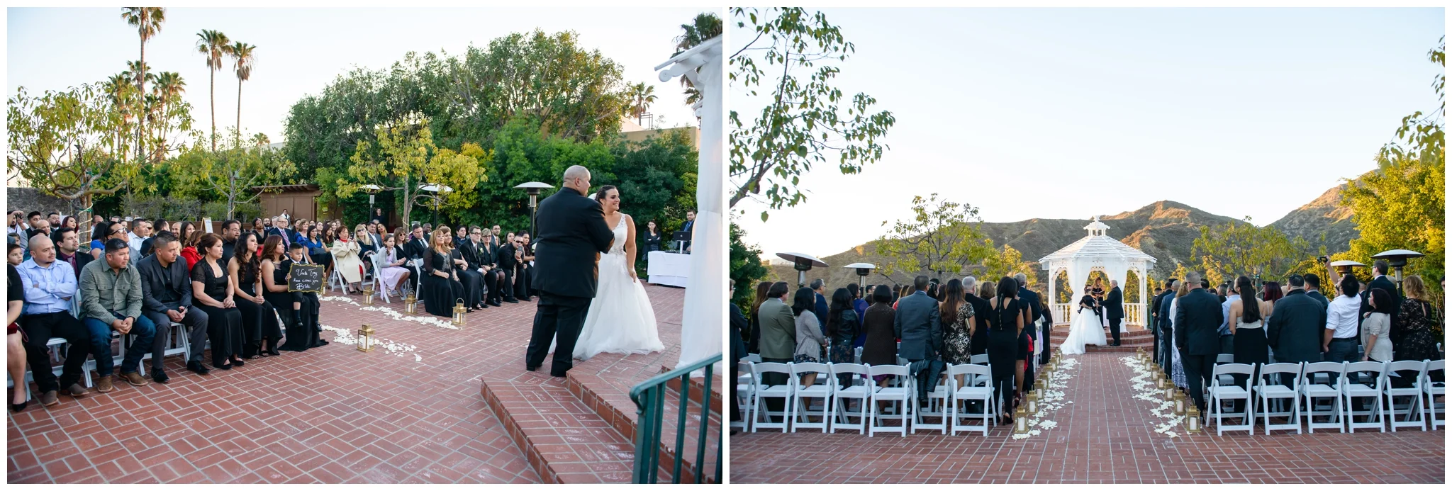 I think these photos here really show you just how big the ceremony are is and the beautiful view you and your guests will have.