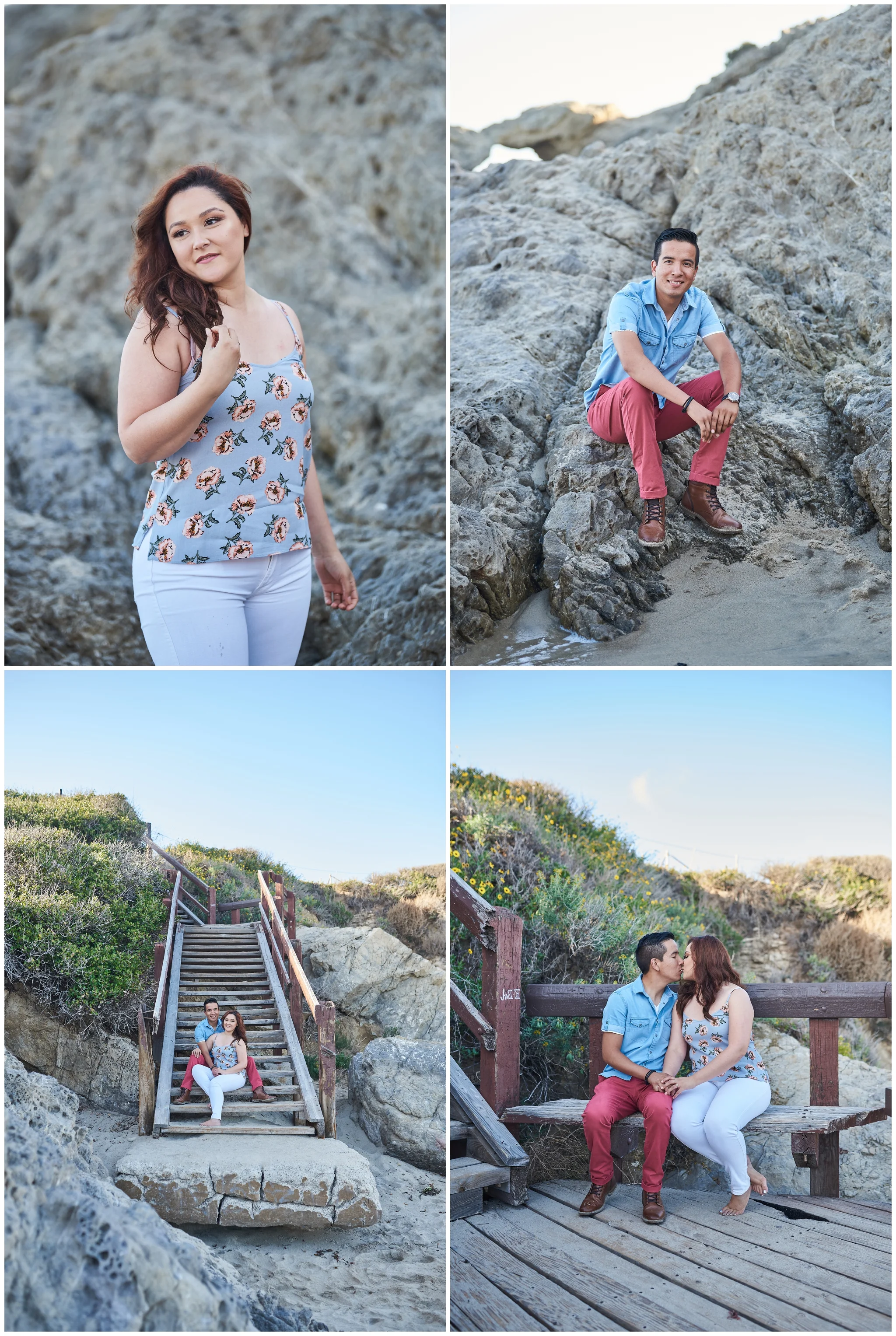 Malibu Beach Rock Formations