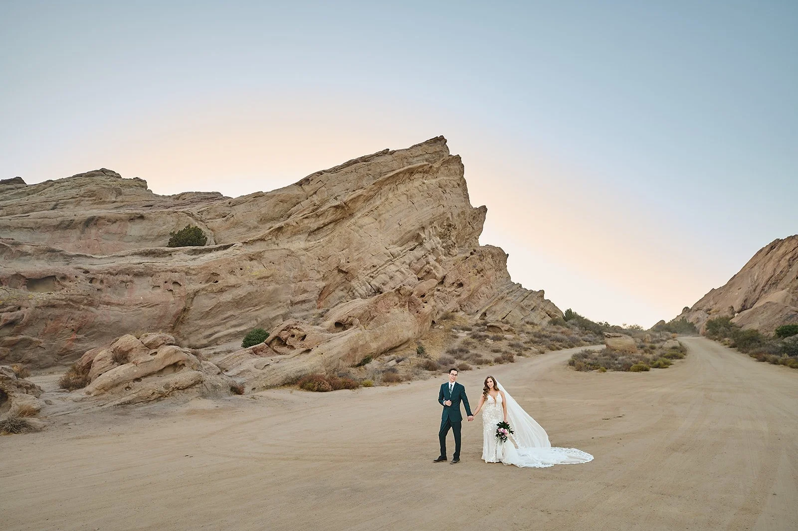 Vasquez Rocks Post Engagement Session - Sammy and Jason