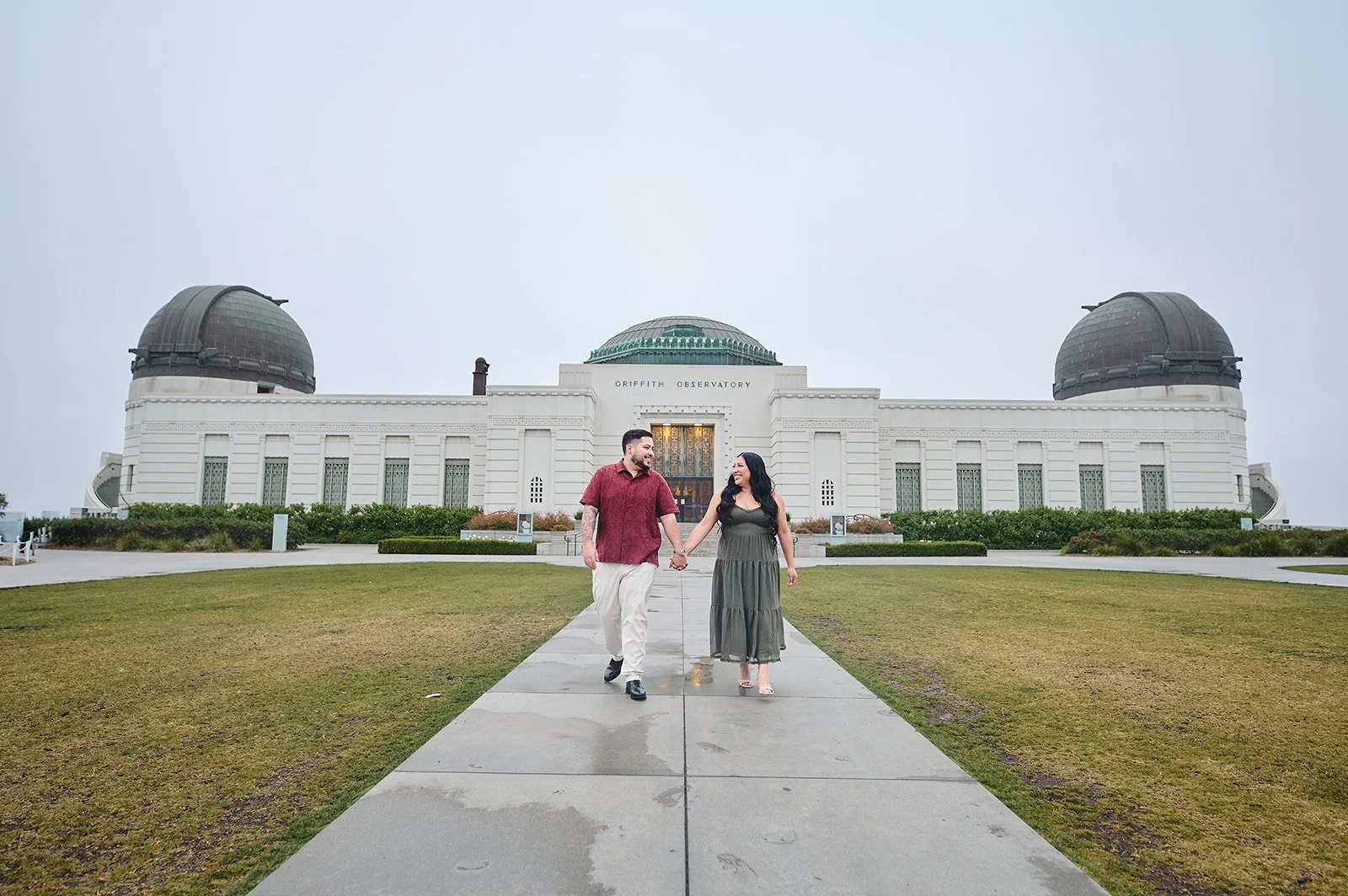 Abigail and Eduardo - Griffith Observatory