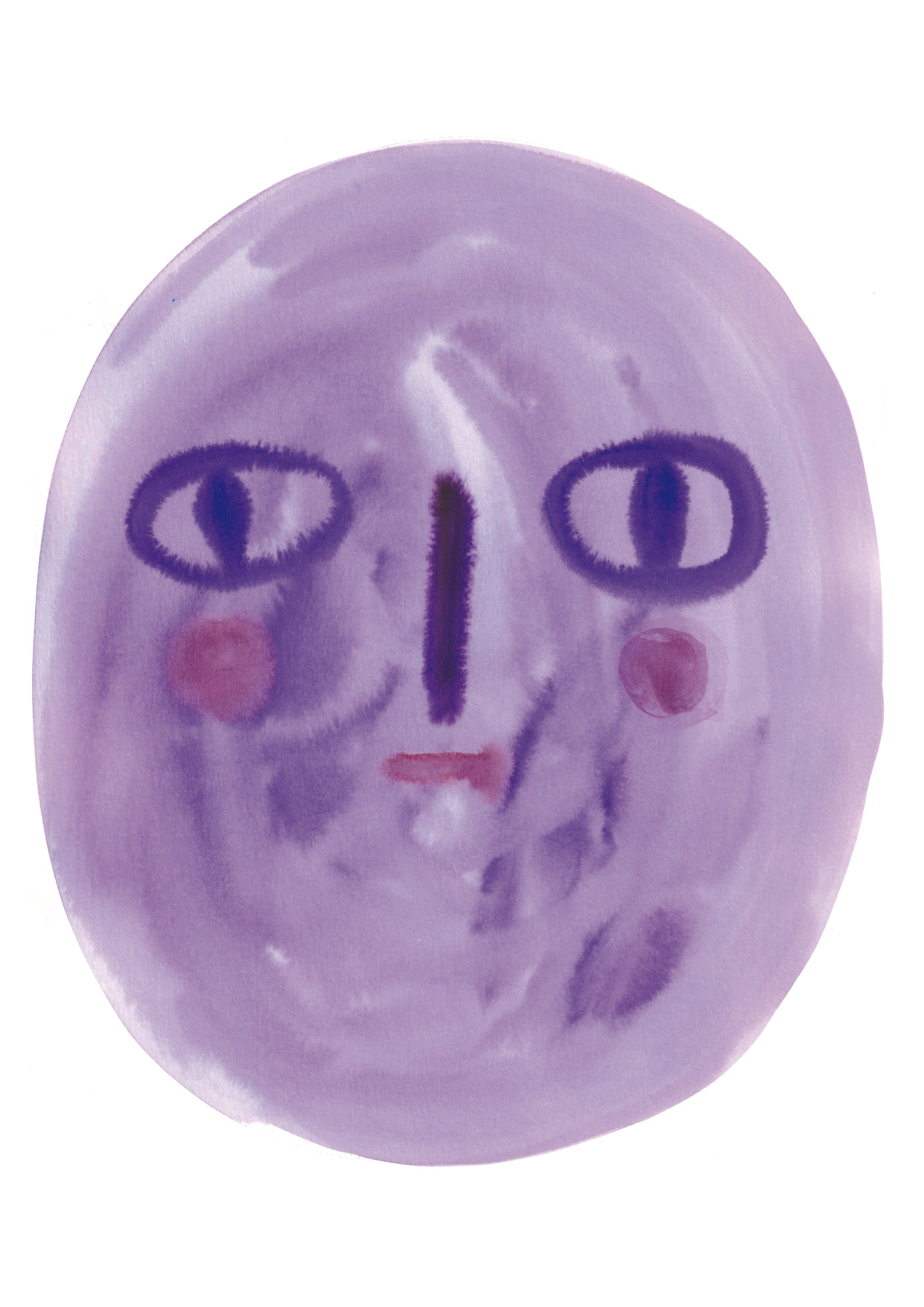 197. Blurry Purple Eyes SOLD