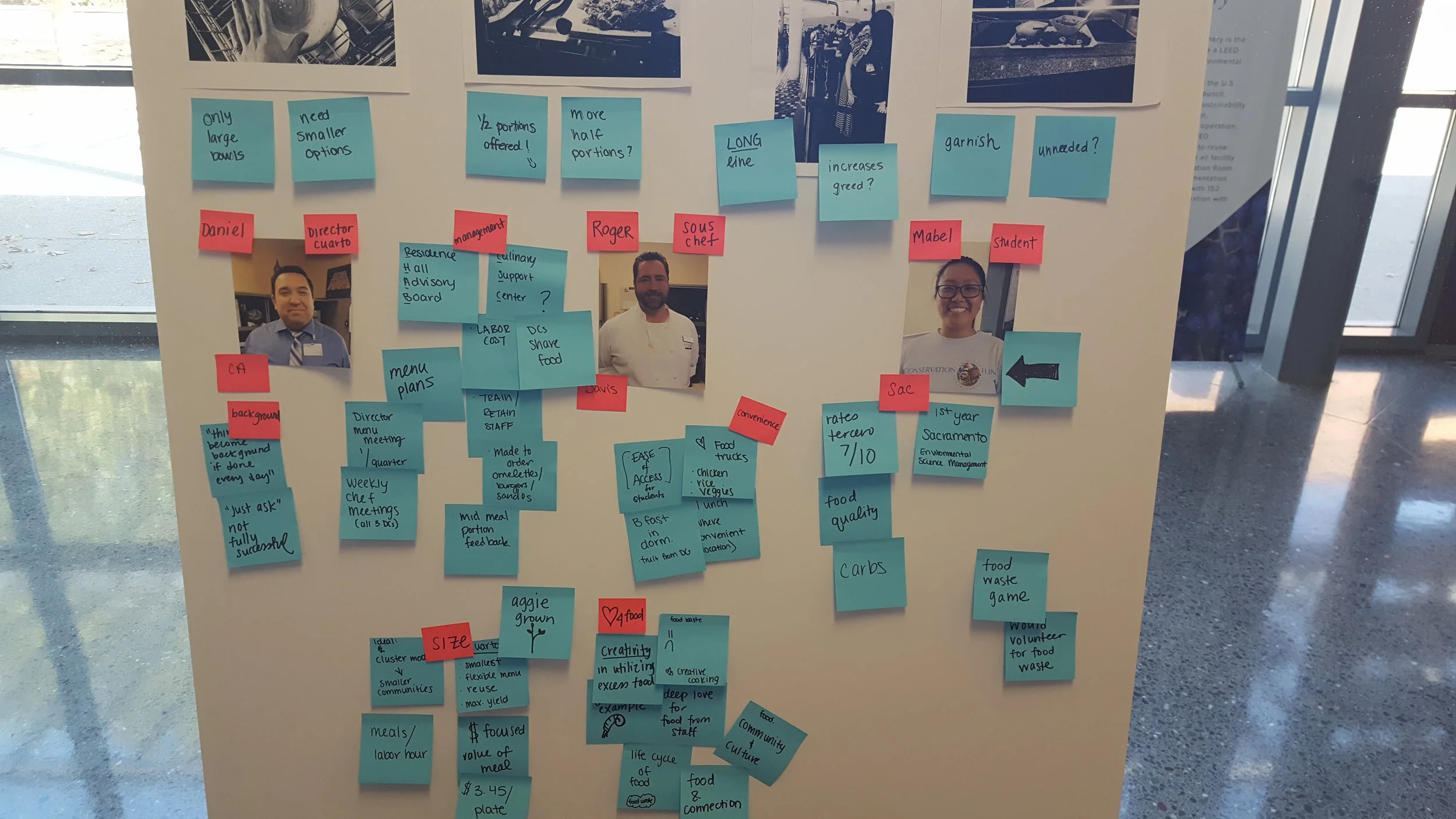 Insights from observations, interviews, cognitive walkthroughs, and contextual inquiry.