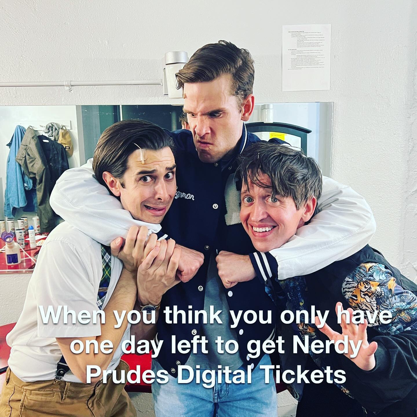 Go from zero 😒 to hero 🦸🏻&zwj;♂️ Turn those bullies 👿 into bros🍻 Change your whole damn life! 🎰 Because #NerdyPrudesMustDie Digital Tickets got extended another week babe!!! 🎉🎊🪅🧨💣🎆🎇🎯🥇🏆🥂 
.
.
You now have until March 28th to rent a ve