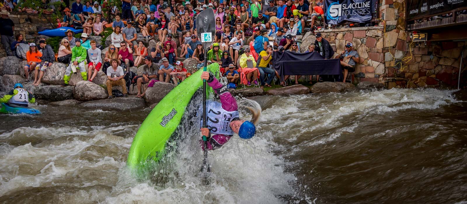 Kayak competition in Colorado.