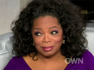 Oprah aha moment!