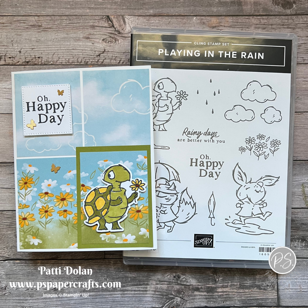 Playing In The Rain Scrapbook Page • Birdsnest Designs