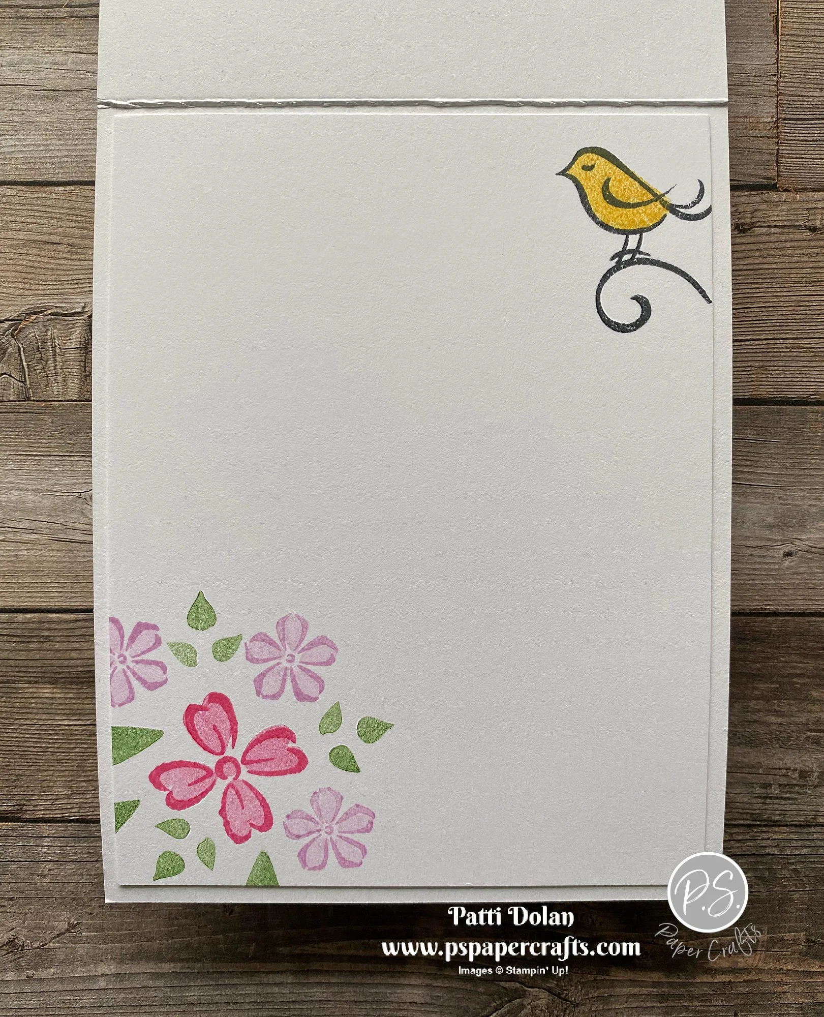 Hello Swirl Sentimental Swirls Hello Card — P.S. Paper Crafts