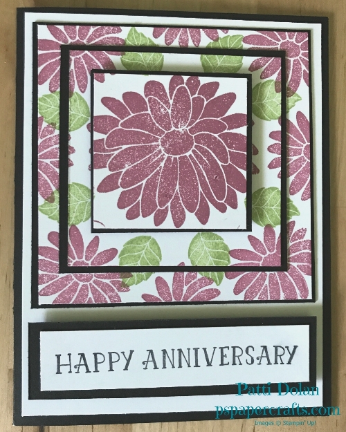 I used Sweet Sugarplum ink for the flowers on this card.