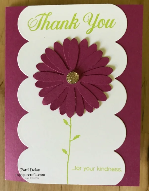 Super Simple Thank You Card Using The Daisy Delight Bundle — P.S. Paper ...