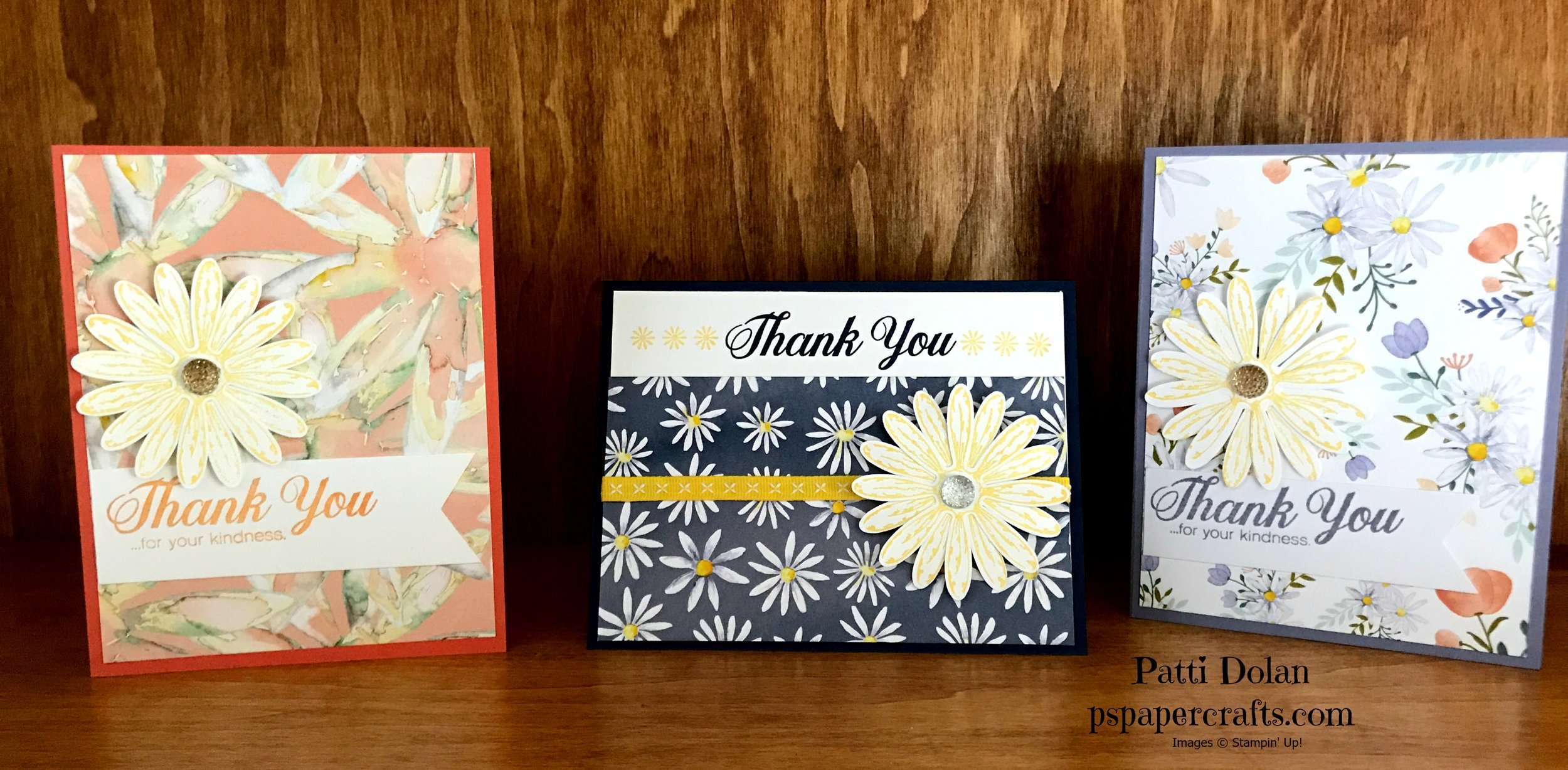 Daisy Thank You Cards — P.S. Paper Crafts
