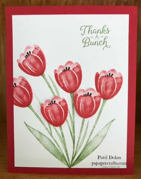 Tranquil Tulips card video
