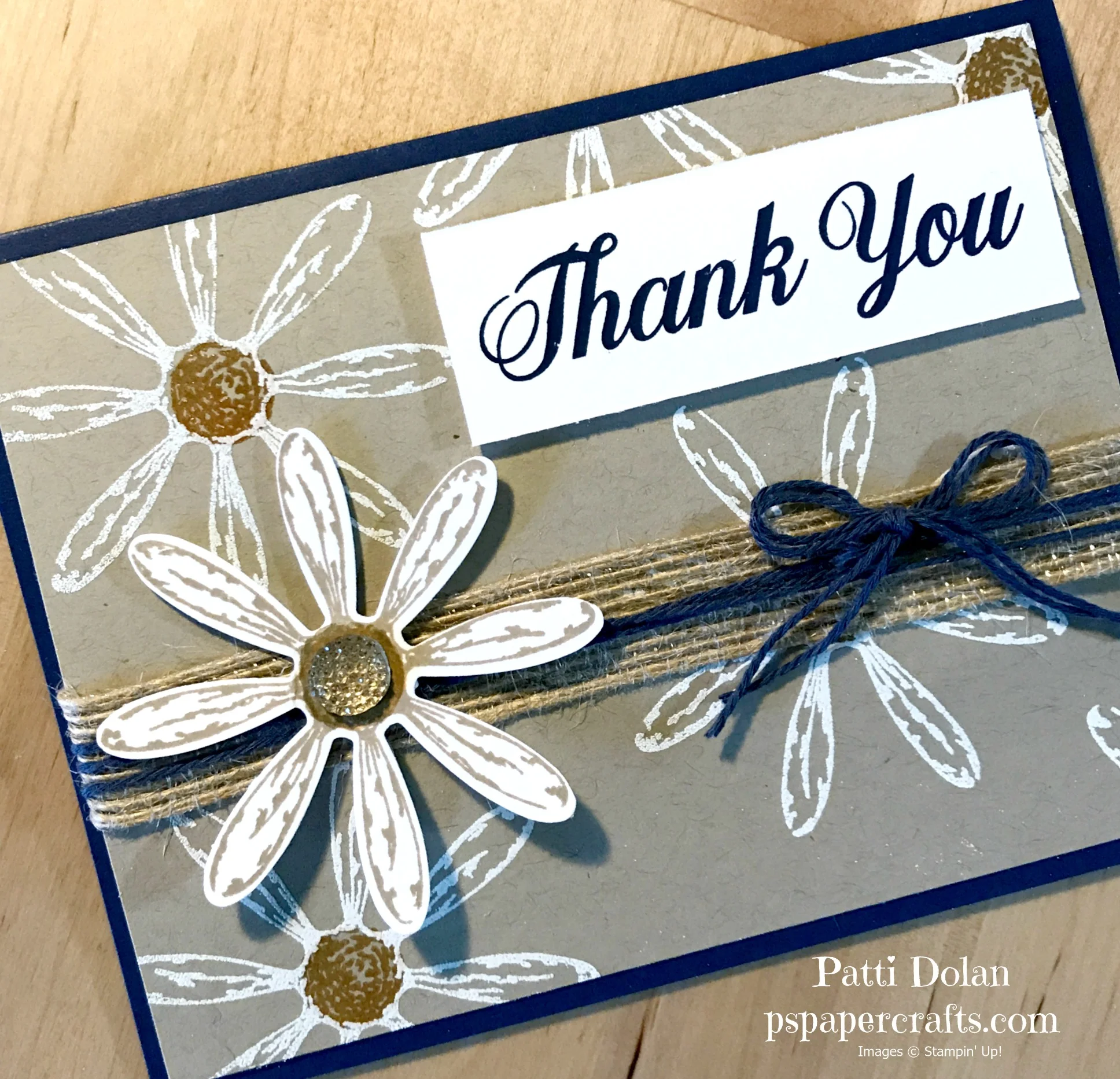 I added a Gold Faceted Gem to the center of this daisy. &nbsp;I think I like this one better. &nbsp;