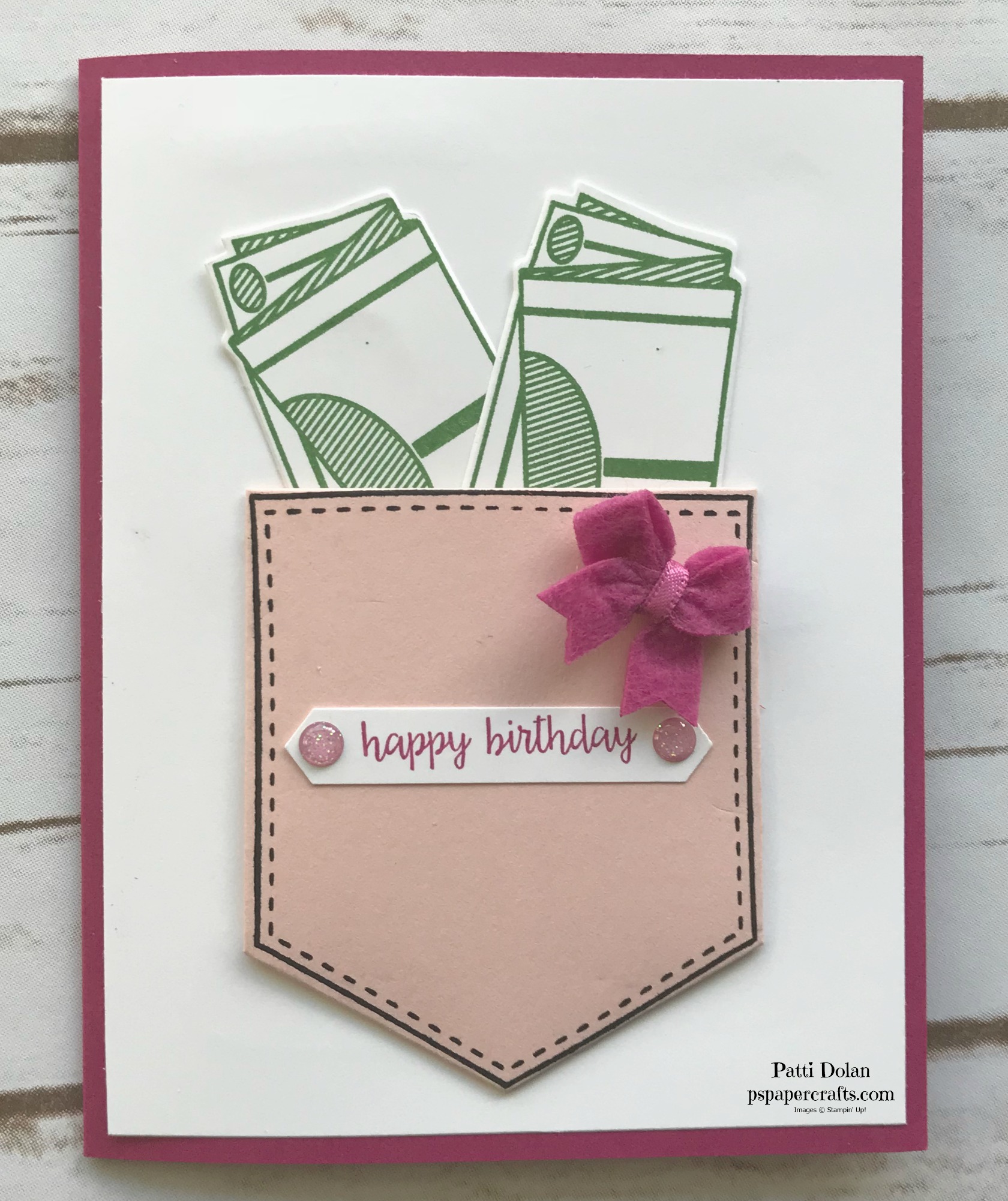 Great Idea  Birthday Card with Gift Card Holder Inside  PS Paper  Crafts