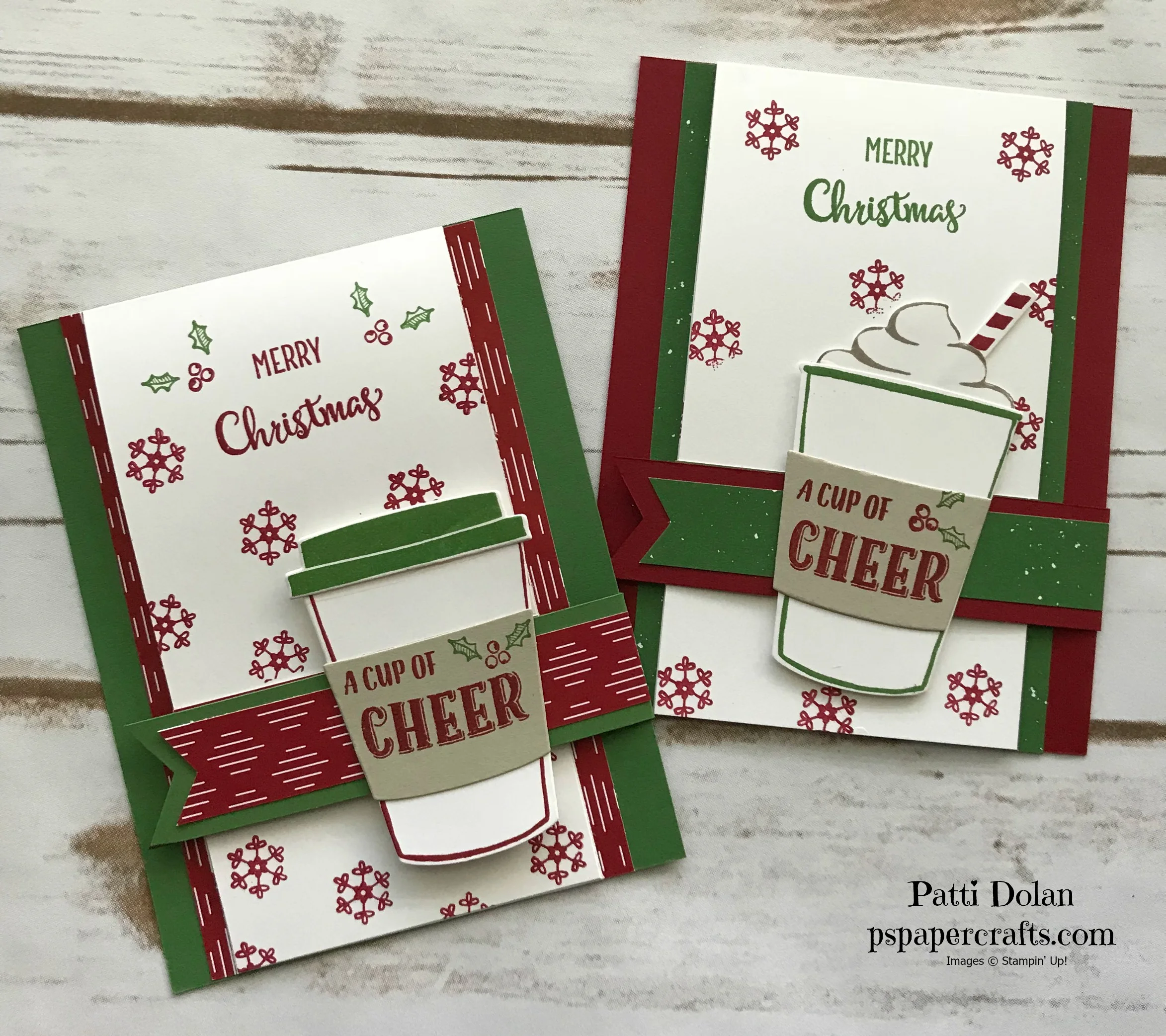 Merry Cafe Christmas Card with Gift Card Holder Both1.jpg
