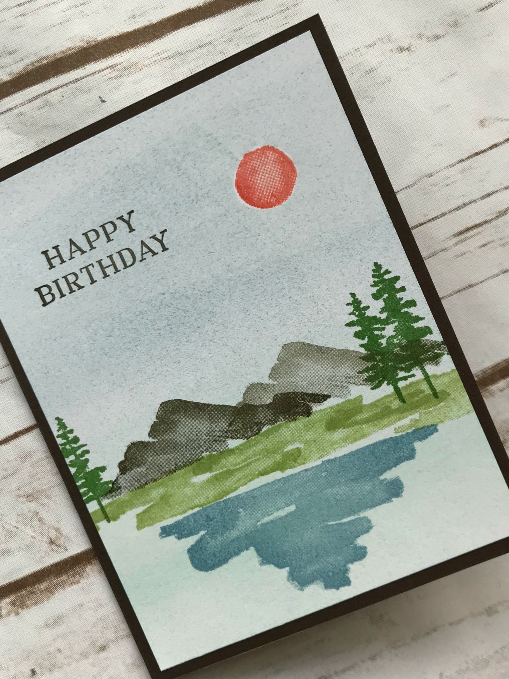 Waterfront - Peaceful Mountain Scene