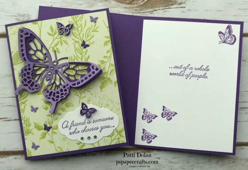 Beauty Abounds Butterfly Card — P.S. Paper Crafts
