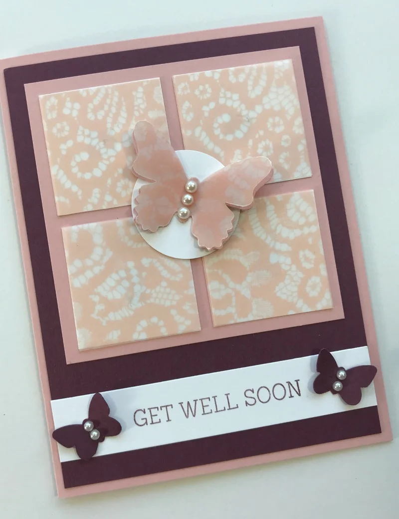 Pretty Get Well Soon Card