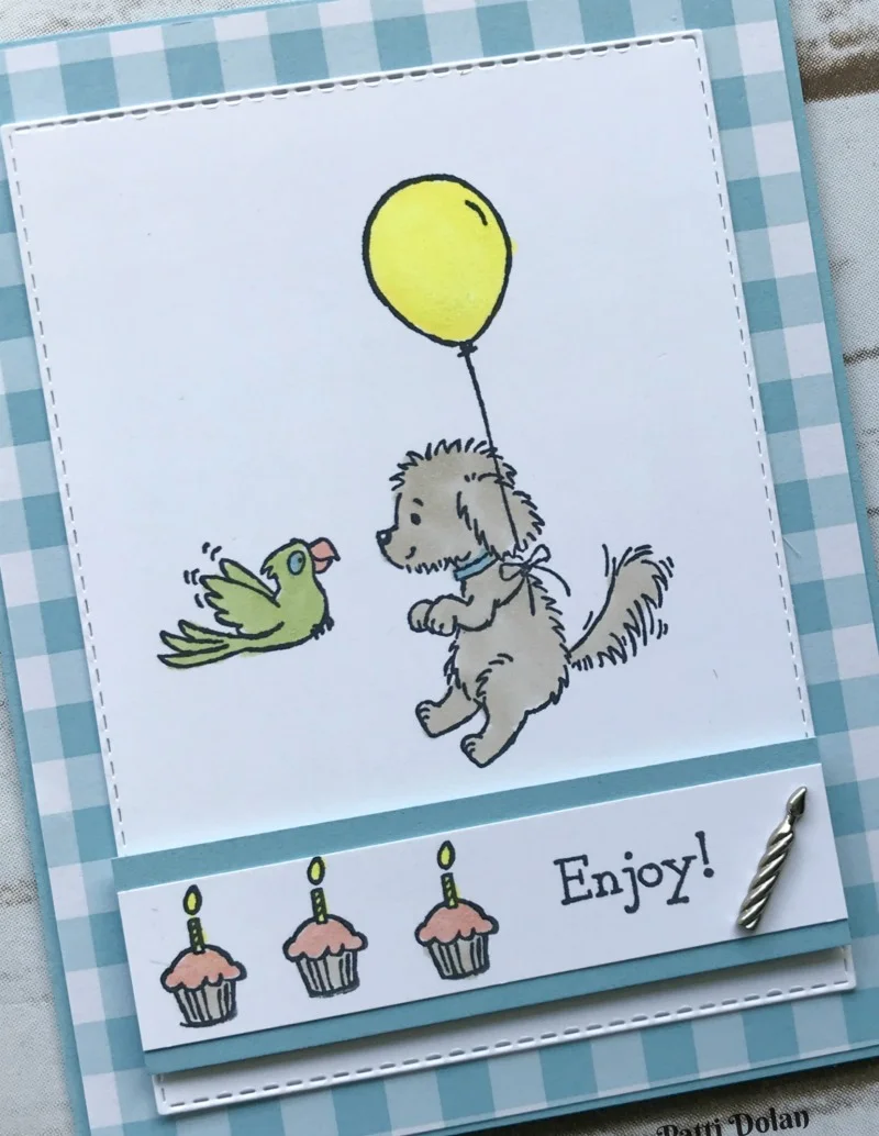 Bye Bye Bella - Birthday Card with Bella &amp; Friends
