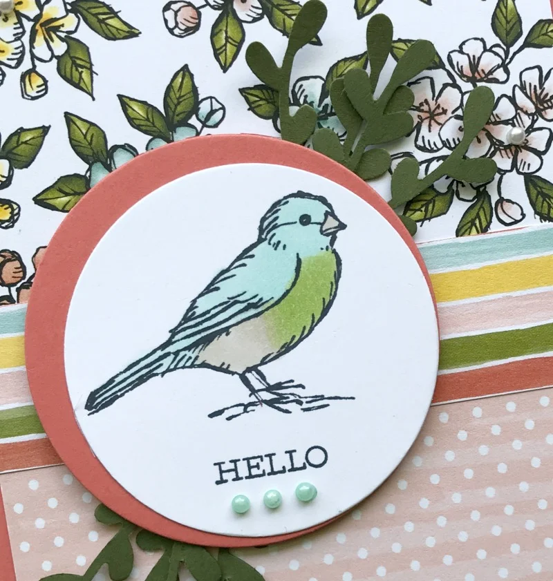 Pretty Bird Hello Card