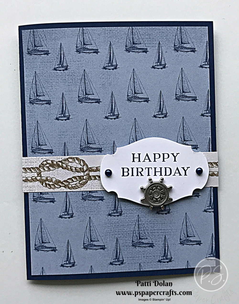Quick & Easy Masculine Birthday Card — P.S. Paper Crafts