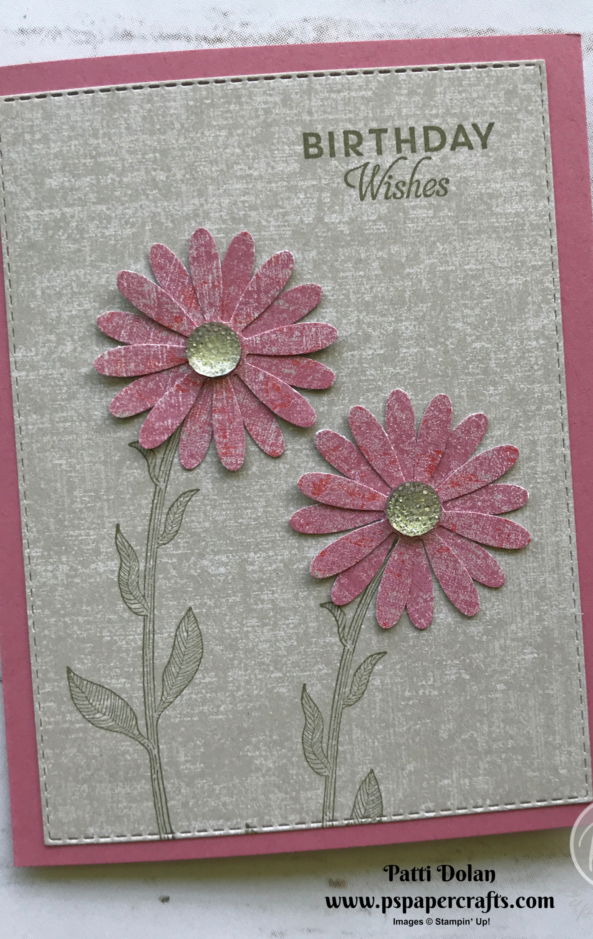 Woven Threads Daisy Lane Birthday Card