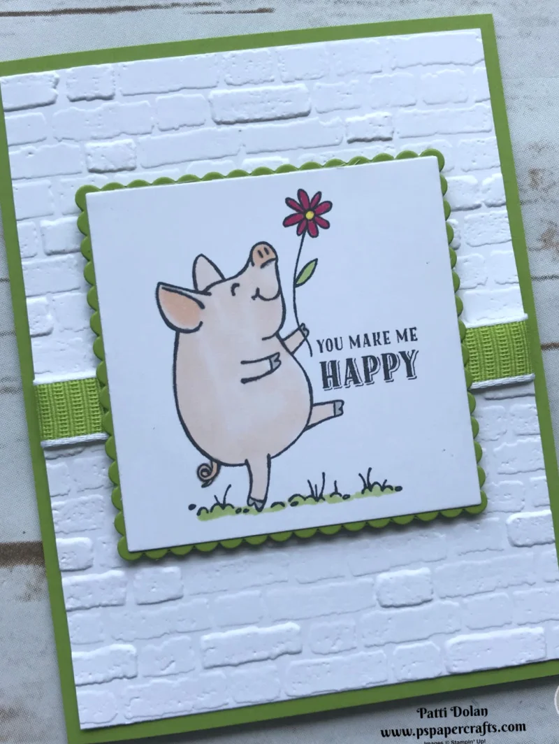 Cute Little Piggy Card