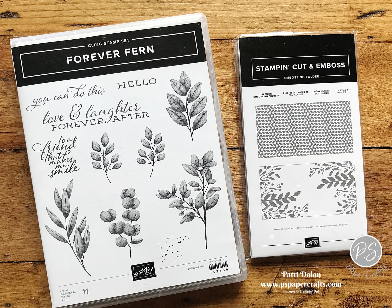 Beautiful Hello Card with Forever Greenery — P.S. Paper Crafts
