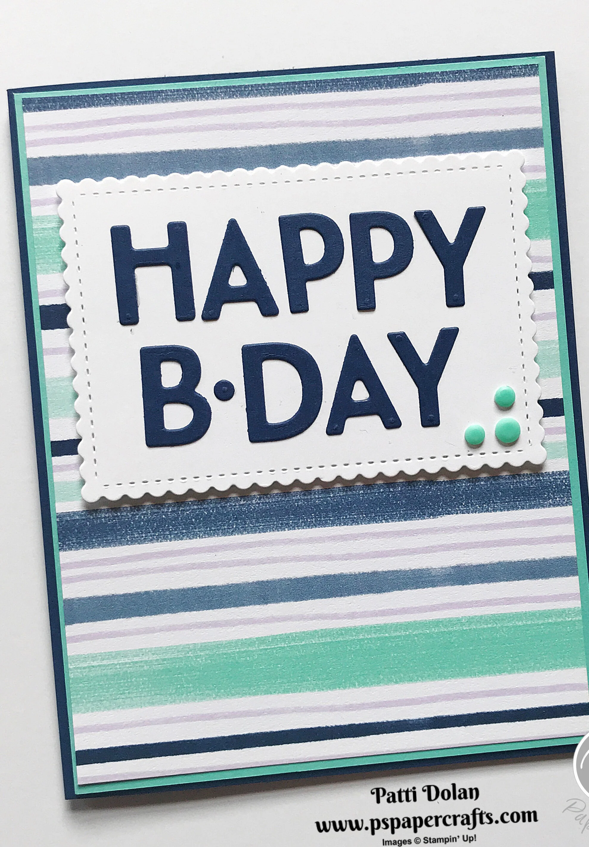 Pattern Play Happy B-Day Card