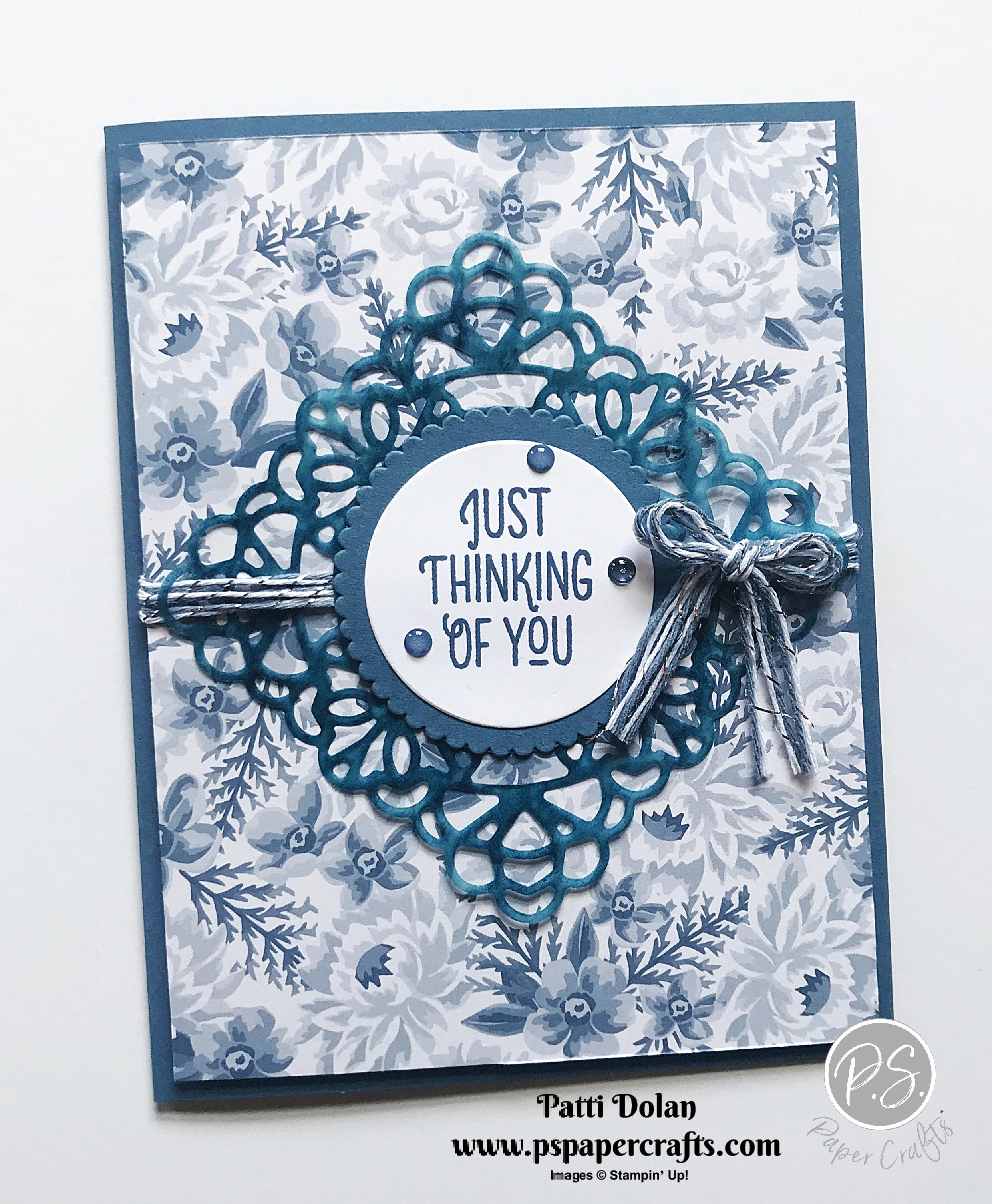 Just Thinking Of You Card — P.S. Paper Crafts