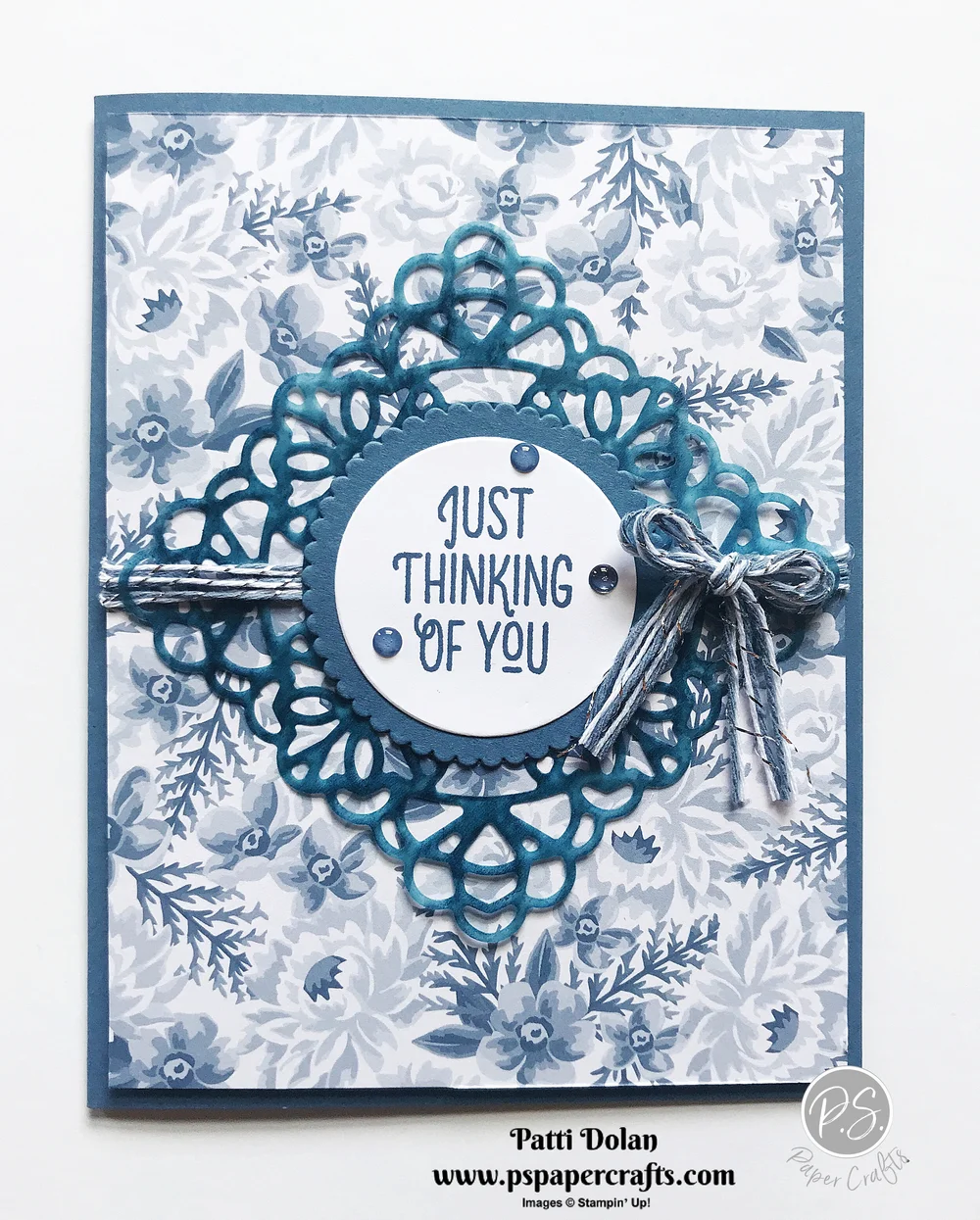 Just Thinking Of You Card — P.S. Paper Crafts