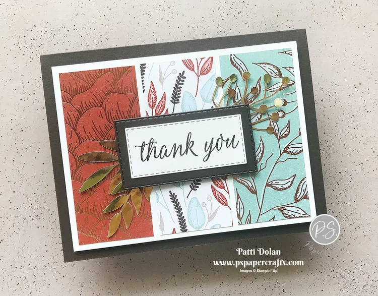 Beautiful Autumn Thank You Card — P.S. Paper Crafts