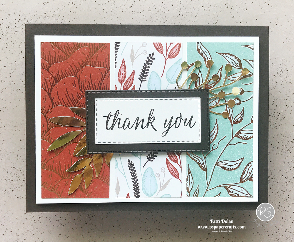 Beautiful Autumn Thank You Card — P.S. Paper Crafts
